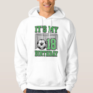 Sudadera Fútbol Vintage Cumpleaños 18
