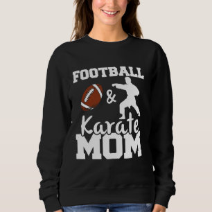 Sudadera Futbol y Karate Mamá Jugadora de Fútbol Figura de