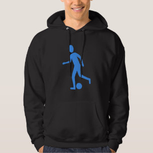 Sudadera Futbolista - Azul bebé