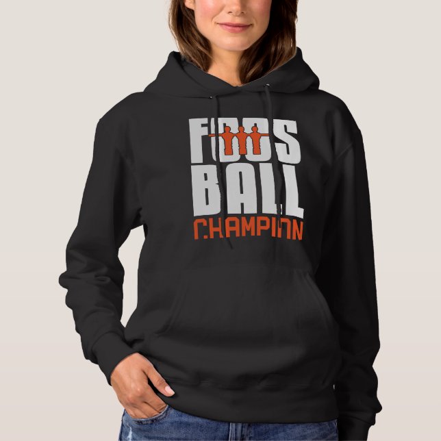 Sudadera Futbolista Campeón de Fútbol de Mesa (Anverso)