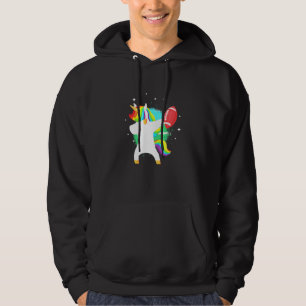 Sudadera Futbolista De Rugby De Unicornio