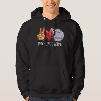 Sudadera Futbolista del equipo de béisbol femenino Peace Lo