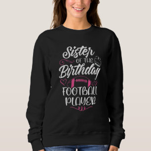 Sudadera Futbolista Hermana Gráfica Del Juego De Fútbol