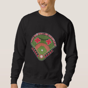 Sudadera Futbolistas Del Equipo Médico De Béisbol