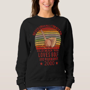 Sudadera Futbolistas del Mens Golfers Vintage 2000 Birthday