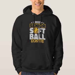 Sudadera Futbolistas Mayores De La Tía De Softball Sof
