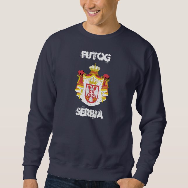 Sudadera Futog, Serbia con escudo de armas (Anverso)