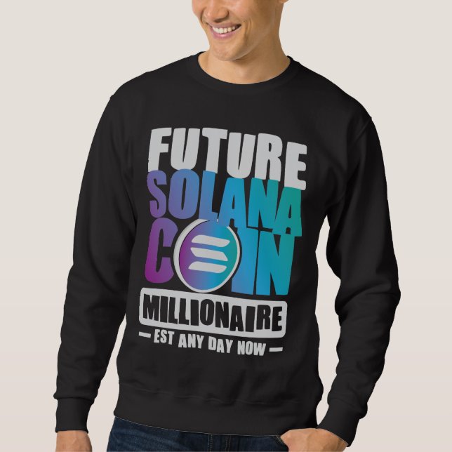 Sudadera Futura moneda de la SOLANA Millionaire Hoodie (Anverso)