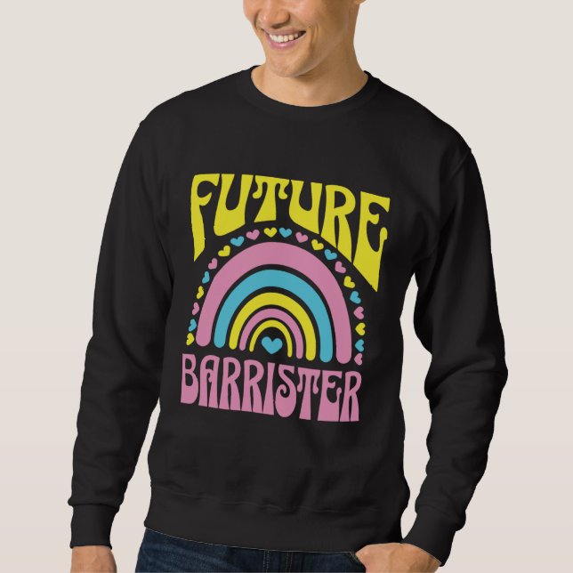 Sudadera Future Barrister Bright Retro Rainbow Barristers T (Anverso)