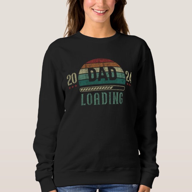 Sudadera Future Dad Expectant Dad Dad to be Dad 2024 loadin (Anverso)