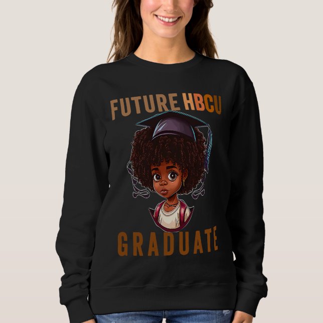 Sudadera Future HBCU Grad History Black College Girl Kid Yo (Anverso)