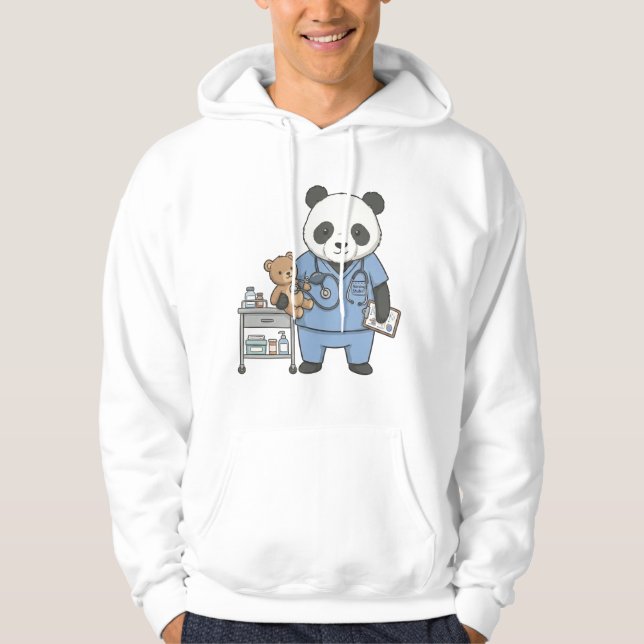 Sudadera Future RN Panda: Adorable Medical Student  (Anverso)