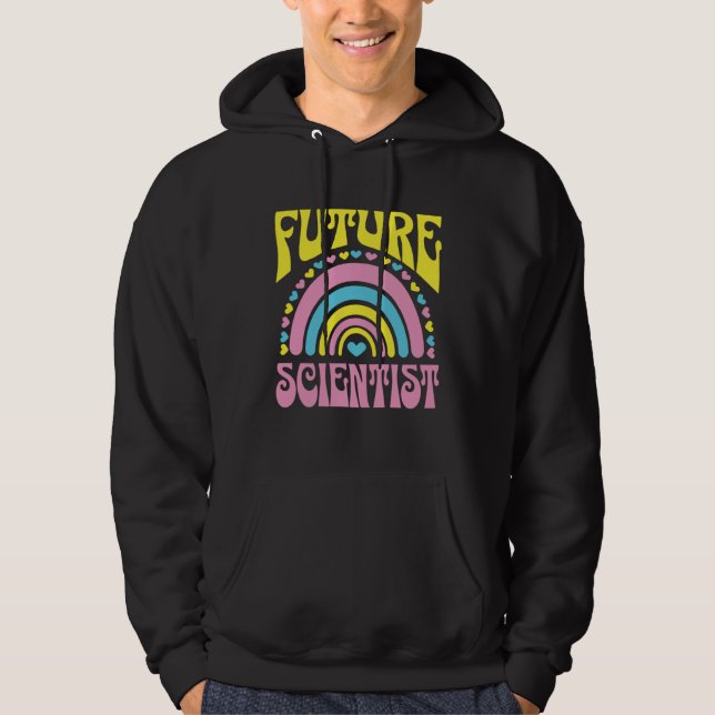 Sudadera Future Scientist Bright Retro Rainbow Scientists T (Anverso)