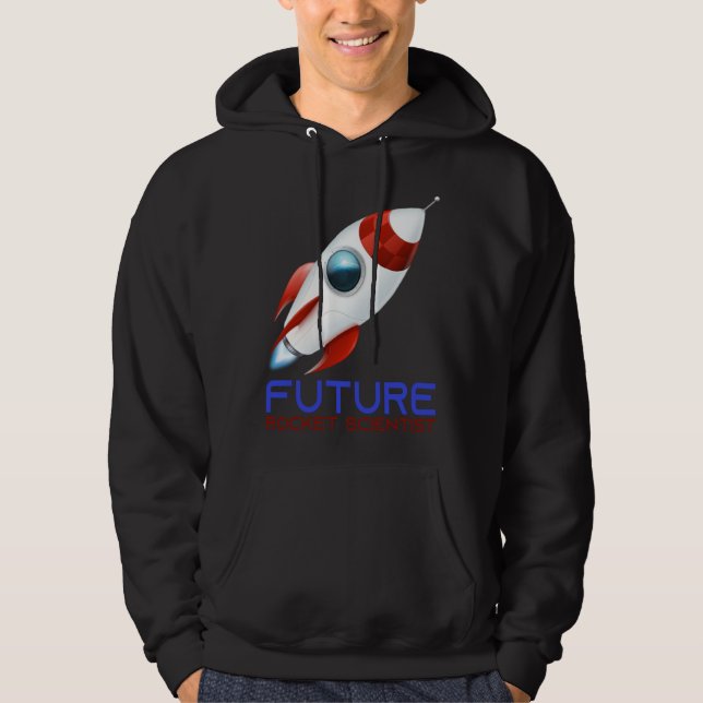 Sudadera Future Scientist Science Rocket Ship Kids  Astrona (Anverso)