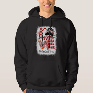 Sudadera Future Social Worker Love Messy Bun Valentine's Ap