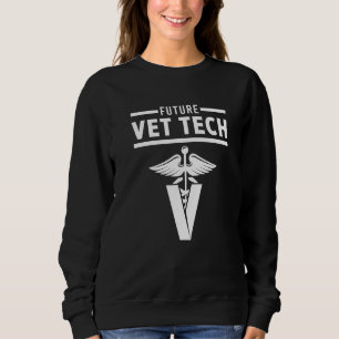 Sudadera Future Vet Tech Veterinaria Veterinaria Técnico