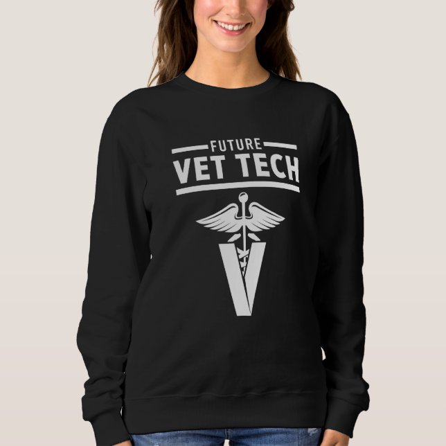 Sudadera Future Vet Tech Veterinaria Veterinaria Técnico (Anverso)
