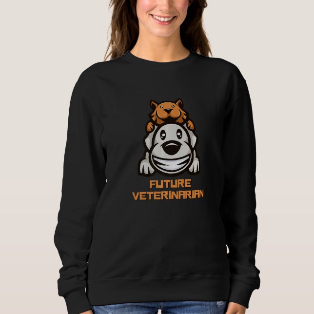 Sudadera Future Veterinarian Fun Vet Student 2 (Anverso)