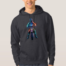 Futurista diseño de camiseta de la mototransmisora