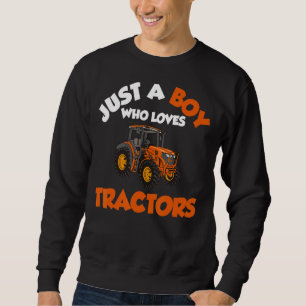 Sudadera Futuro Agricultor Solo Un Niño Que Ama A Tractores