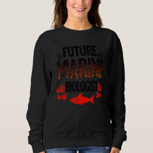 Sudadera Futuro Biólogo Marino Para Niños Adolescentes Biol