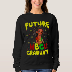 Sudadera Futuro estudiante de historia de la HBCU - Chica d