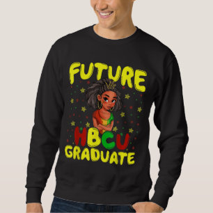 Sudadera Futuro estudiante de historia de la HBCU - Chica d