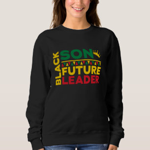 Sudadera Futuro hijo negro líder historia negra africana