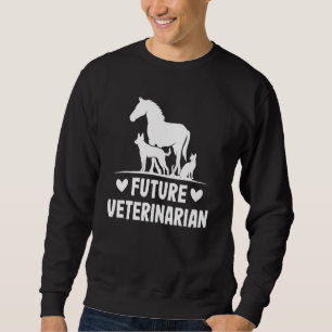 Sudadera Futuro Niño Veterinario Chica Veterinario Costum