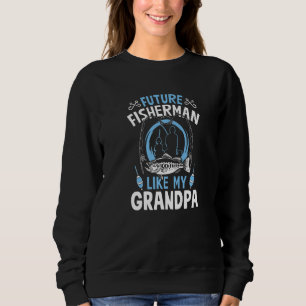 Sudadera Futuro pescador como el abuelo Fisher Fish Angler