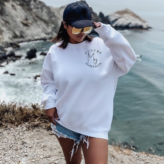 Sudadera Futuro Sra. Personalizado Bride Regalo Compromiso  (Subido por el creador)