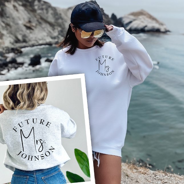 Sudadera Futuro Sra. Personalizado Engagement Gift Trendy C (Subido por el creador)