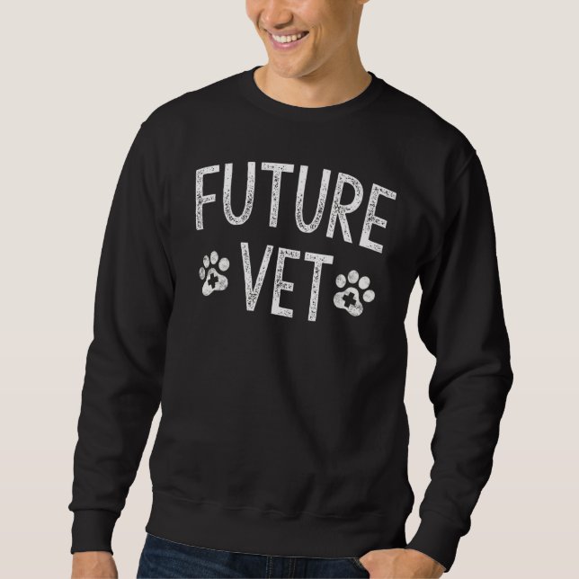 Sudadera Futuro Vet Pre Veterinario Estudiante Vet Tech (Anverso)