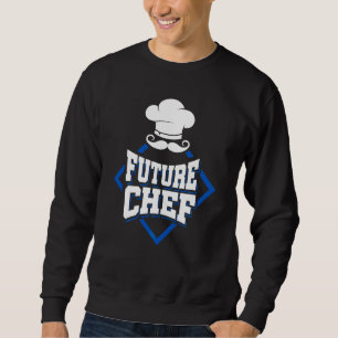 Sudadera Futuro y divertido chef culinario cocinando cocina