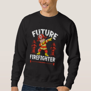 Sudadera Futuros Bomberos Niños Chicos Dabbing Bombero G