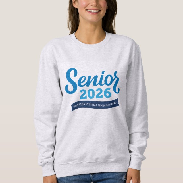Sudadera FVHS Senior 2026 (Ash) (Anverso)
