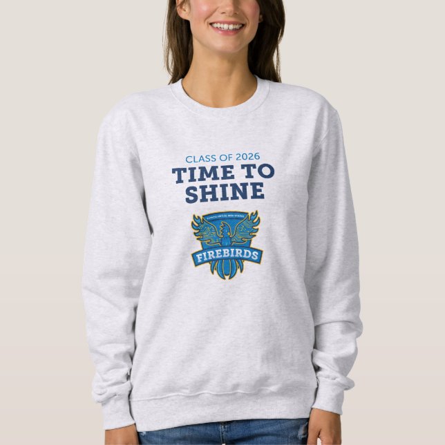 Sudadera FVHS Time to Shine (Ceniza) (Anverso)