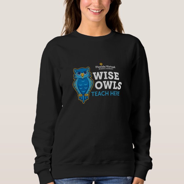 Sudadera FVMS Wise Owls Teach Here Women's (Anverso)