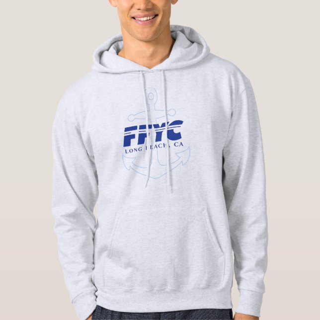 Sudadera FYC Anchor Hoodie Blue (Anverso)