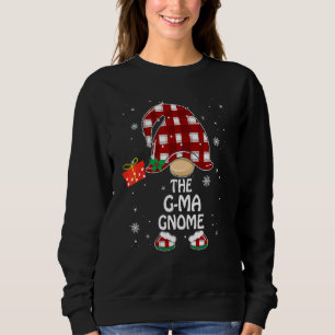 Sudadera G Ma Gnome Bufalo a Cuadros Navidad Familiar Combi
