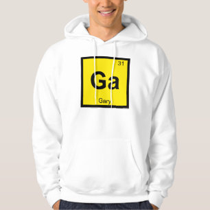 Sudadera Ga - Gary Indiana Química Símbolo de la tabla peri