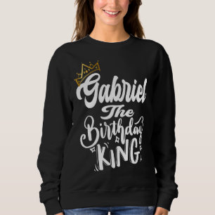 Sudadera Gabriel El Rey Cumpleaños Hombres Felices