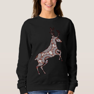 Sudadera Gacela Mandala Geometría Fractal Sagrada Buena Vib
