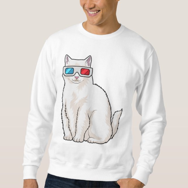 Sudadera Gafas de gato (Anverso)