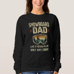 Sudadera Gafas de nieve para hombre Snowboard Papá Vintage