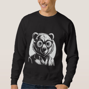 Sudadera Gafas de oso Guay Divertido Animal Lover Retro Hip