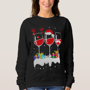 Sudadera Gafas De Ropa De Lágrima De Vino Santa Sombrero Be