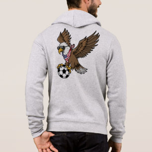 Sudadera Gafas de sol águila de fútbol geniales vintage pat