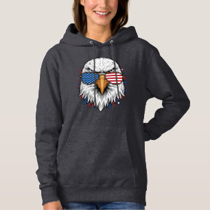 Sudadera Gafas de sol águila patriótica Camiseta vector vin
