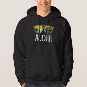 Sudadera Gafas de sol Aloha Hawaii